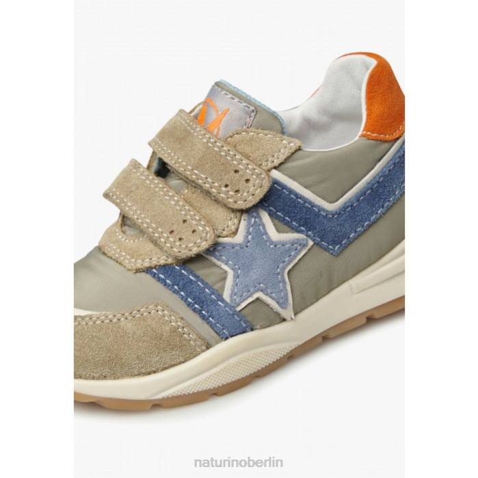 de Naturino Kinder evon vl Sneakers aus Wildleder und Stoff taubengrau-blau 822X448