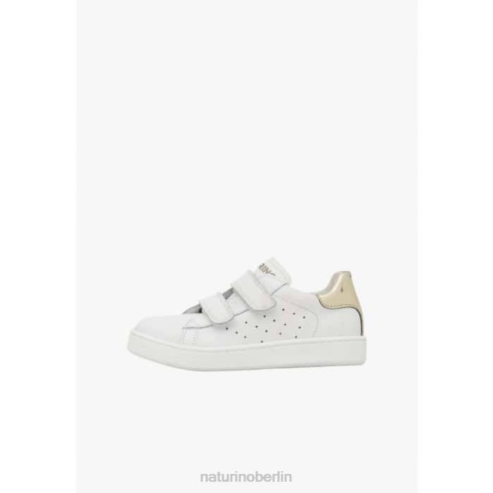 de Naturino Kinder hasselt 2 vl. Ledersneaker Weiß-Platin 822X439