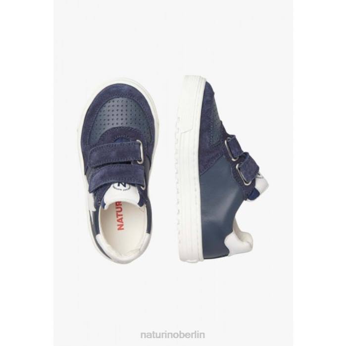 de Naturino Kinder hess vl. Sneakers aus Leder und Wildleder Blau 822X475