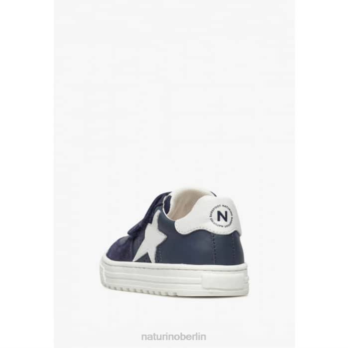 de Naturino Kinder hess vl. Sneakers aus Leder und Wildleder Blau 822X475