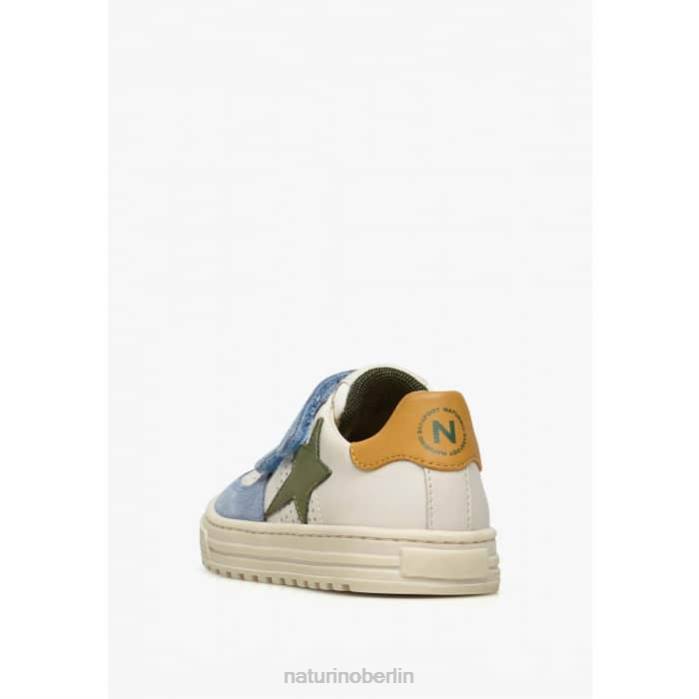 de Naturino Kinder hess vl. Sneakers aus Leder und Wildleder himmelblau-beige 822X382