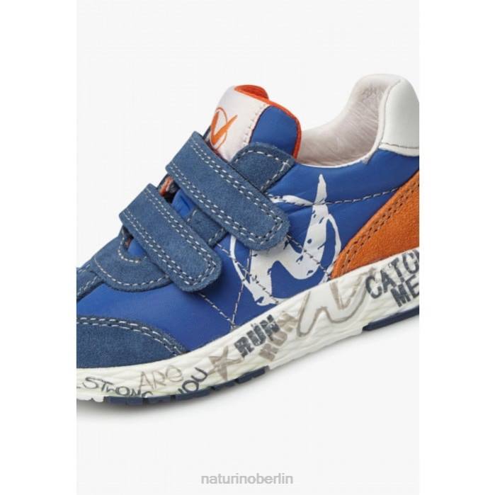 de Naturino Kinder jesko vl. Sneakers aus Wildleder und technischem Stoff hellblau 822X420