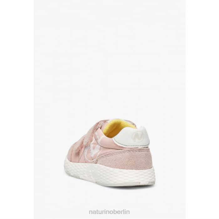 de Naturino Kinder jesko vl. Sneakers aus technischem Stoff und Wildleder Rosa 822X437