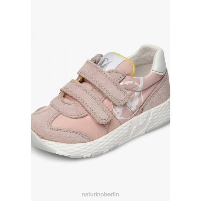 de Naturino Kinder jesko vl. Sneakers aus technischem Stoff und Wildleder Rosa 822X437