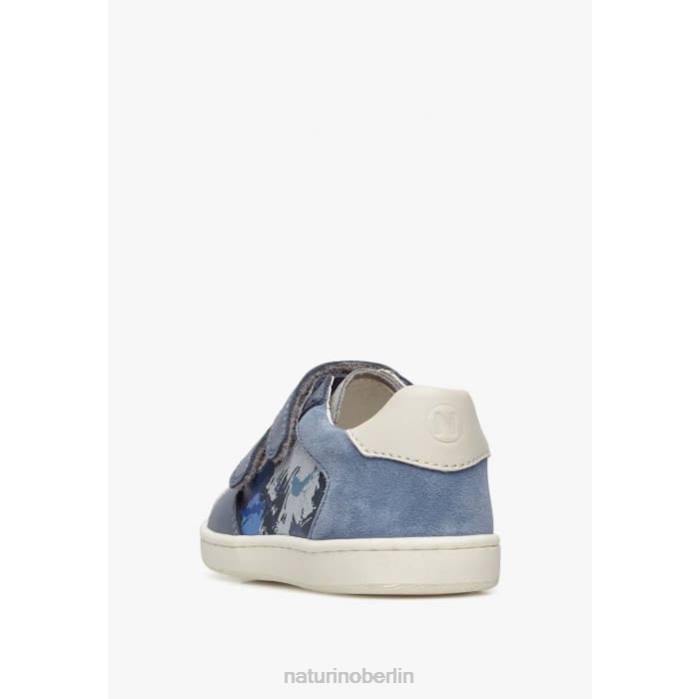 de Naturino Kinder kozuc vl Sneakers aus Leder und Wildleder Marinegrau 822X447