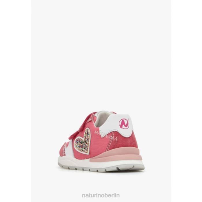 de Naturino Kinder quell vl Sneakers aus Leder und Stoff Fuchsie 822X414