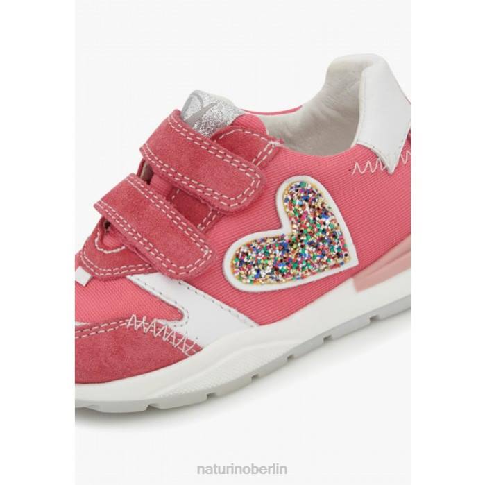 de Naturino Kinder quell vl Sneakers aus Leder und Stoff Fuchsie 822X414