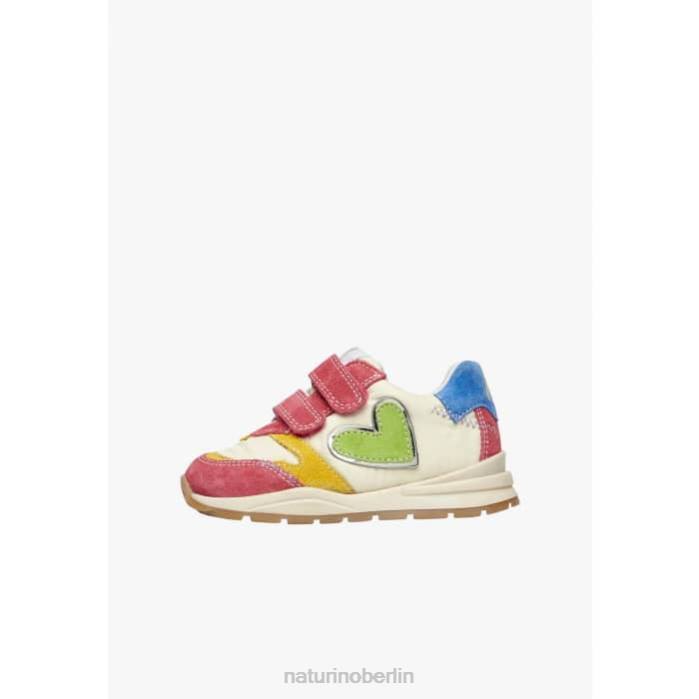 de Naturino Kinder quell vl Sneakers aus Wildleder und Stoff fuchsia-weiß 822X479