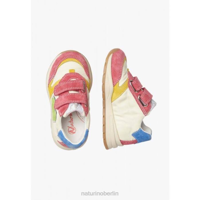 de Naturino Kinder quell vl Sneakers aus Wildleder und Stoff fuchsia-weiß 822X479
