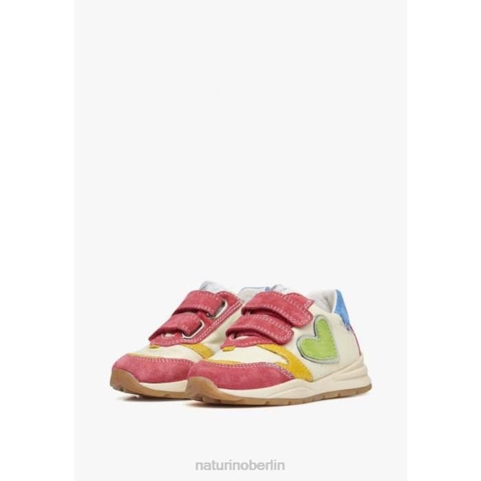 de Naturino Kinder quell vl Sneakers aus Wildleder und Stoff fuchsia-weiß 822X479