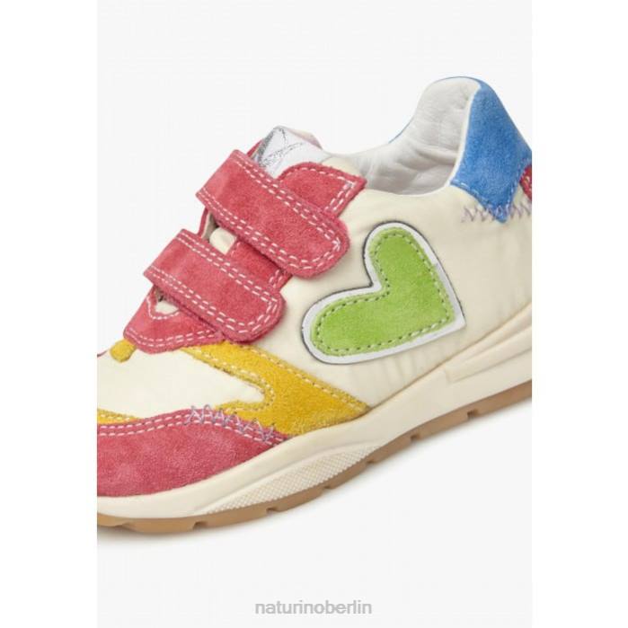 de Naturino Kinder quell vl Sneakers aus Wildleder und Stoff fuchsia-weiß 822X479